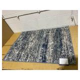 Charter Club Gossamer Accent Rug, 31.5" X 42" Blue and White
