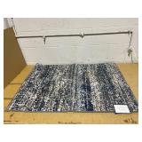 Charter Club Gossamer Accent Rug, 31.5" X 42" Blue and White