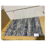 Charter Club Gossamer Accent Rug, 31.5" X 42" Blue and White