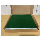 24" 15pk Self Stick Carpet Tile Fern Green - Foss Floors: Indoor/Outdoor, Pet-Friendly, Quick Dry, Molded Polyester
