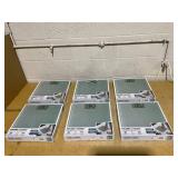 LOT OF 6 Health o meter High-Capacity Compact Digital Bathroom Scale, 500 lb. Capacity, Glass