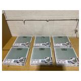 LOT OF 6 Health o meter High-Capacity Compact Digital Bathroom Scale, 500 lb. Capacity, Glass