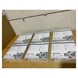 LOT OF 6 Health o meter High-Capacity Compact Digital Bathroom Scale, 500 lb. Capacity, Glass