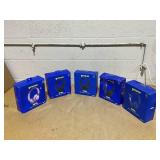 LOT OF 5 Onn Wireless On-Ear Headphones