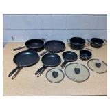 11PCS T-Fal Pots and Pans