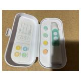 Frida Baby Electric Nail Buffer - Baby Nail File, Nail Clippers + Trimmer Kit - 4 Buffer Pads, LED Light + Case
