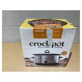 Crock-Pot 7qt Manual Slow Cooker - Stainless Steel: Original Slow Cooker, Removable Stoneware, Stay-Cool Handles, 270W