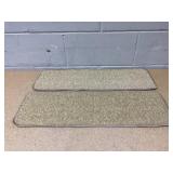 15PCS Solid Gray Non-Slip Rubber Back Stair Tread Cover