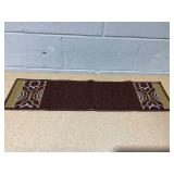 13PCS Trellis Border Custom Size Stair Treads Brown Indoor Carpet Stair Tread Cover Slip Resistant