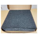 16PCS Inspirations - Hobnail Ice - Black Residential Peel and Stick Carpet Tile Square