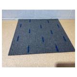 16PCS Inspirations - Hobnail Ice - Black Residential Peel and Stick Carpet Tile Square