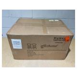 2PCS Glitzhome 29.50 in. Seat Height Modern Wood Fabric Black 360°Swivel Bar Stool With Low Back