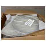 2PCS Glitzhome 29.50 in. Seat Height Modern Wood Fabric Black 360°Swivel Bar Stool With Low Back