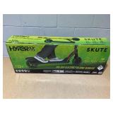 Hyper Skute Folding Electric Scooter 36 Volt Lithium Battery Powered Scooter - Black/Red: Aluminum Frame, 15 MPH, 220 lbs Capacity