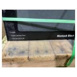 LOT OF 20 MSI Montauk Black Slate Rectangle Natural Textured Stone Look Floor and Wall Tile