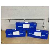 LOT OF 3 Onn. 120" Portable Indoor/Outdoor 16:9 Projection Screen with Stand