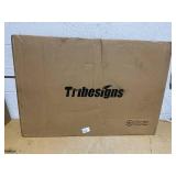 Round Dining Table for 4-6, 47" Farmhouse Circle Kitchen Table