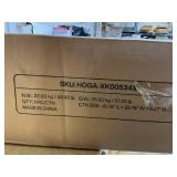 Round Dining Table for 4-6, 47" Farmhouse Circle Kitchen Table