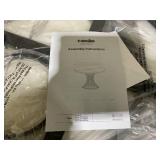 Round Dining Table for 4-6, 47" Farmhouse Circle Kitchen Table