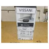 Vissani Siena 30 in. 350CFM Convertible Pyramid Wall Mount Range Hood in Stainless Steel with Charcoal Filter and LED Lighting