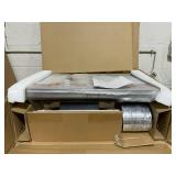 Vissani Siena 30 in. 350CFM Convertible Pyramid Wall Mount Range Hood in Stainless Steel with Charcoal Filter and LED Lighting