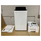 Toshiba 8,000 (DOE) BTU Portable Air Conditioner Cools 350 sq. ft. with Dehumidifier and Remote Control in White