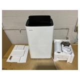 Toshiba 8,000 (DOE) BTU Portable Air Conditioner Cools 350 sq. ft. with Dehumidifier and Remote Control in White