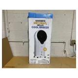 Newair Evaporative Cooler 470 CFM 250 sq. ft. Freestanding Home Air Cooler 3 Fan Speeds 1.45 Gallon Water Tank, White Easy Glide Wheels Remote Control Included