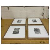 StyleWell Ash Modern Frame with White Matte Gallery Wall Picture Frames (Set of 4)