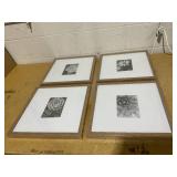 StyleWell Ash Modern Frame with White Matte Gallery Wall Picture Frames (Set of 4)