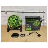 Greenworks 24V 10" 5-Speed Fan
