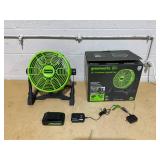 Greenworks 24V 10" 5-Speed Fan
