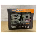 SPYPOINT Flex-M Twin Pack Cellular Trail Cameras - Best Hunting Accessories, No WiFi Needed, GPS, Night Vision, Dual-Sim LTE, IP65 Water-Resistant Game Camera, 28MP Photos, 720p Videos + Sound