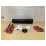 Hampton Bay 28 in. 3 Speed Oscillating Tower Fan in Black