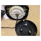 Hampton Bay 28 in. 3 Speed Oscillating Tower Fan in Black