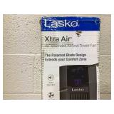 Lasko 48 in. Xtra Air 4-Speed Tower Fan in Black with Carry Handle, Oscillating