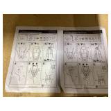 LumiSource Grotto Counter Stools for Kitchen Counter in Walnut Wood, Counter Height Chairs, Bar Stools Set of 2, Counter Height Chairs, Bar Stools for Kitchen Island