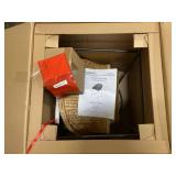 LOT of 3 StyleWell 28 in. Natural Woven Hyacinth Bar Stool with Low Back