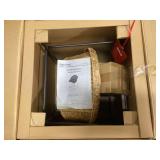 LOT of 3 StyleWell 28 in. Natural Woven Hyacinth Bar Stool with Low Back