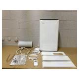 Toshiba 8,000 (DOE) BTU Portable Air Conditioner Cools 350 sq. ft. with Dehumidifier and Remote Control in White