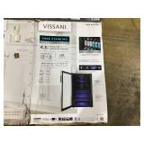 Vissani 4.3 Cu. ft. Wine and Beverage Cooler in Stainless Steel