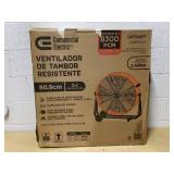 Commercial Electric 24" 2-Speed Heavy Duty Tilt Drum Fan