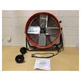 Commercial Electric 24" 2-Speed Heavy Duty Tilt Drum Fan