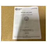 Commercial Electric 20" Oscillating Pedestal Fan with Adjustable Height