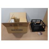 2-Light Modern Outdoor/Indoor Light Fixture - Matte Black