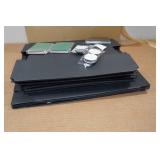 Trading Card Storage Box with Labels and Tapes