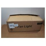 53" Ceiling Fan - Black/Natural Wood