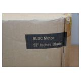 53" Ceiling Fan - Black/Natural Wood