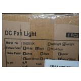 53" Ceiling Fan - Black/Natural Wood