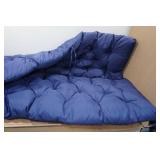 Water Resistant Outdoor Bench/Porch Swing Cushion - Blue